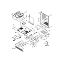 KitchenAid KUWR204ESB00 cabinet parts diagram