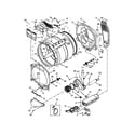 Whirlpool YWED8500DW1 bulkhead parts diagram