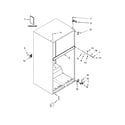 Whirlpool WRT104TFDB01 cabinet parts diagram