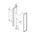Maytag MSF21D4MDE02 freezer door parts diagram