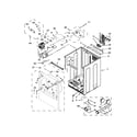 Maytag MEDB855DW1 cabinet parts diagram