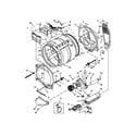 Maytag MEDB855DW1 bulkhead parts diagram
