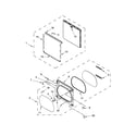 Maytag MEDB855DW1 door parts diagram