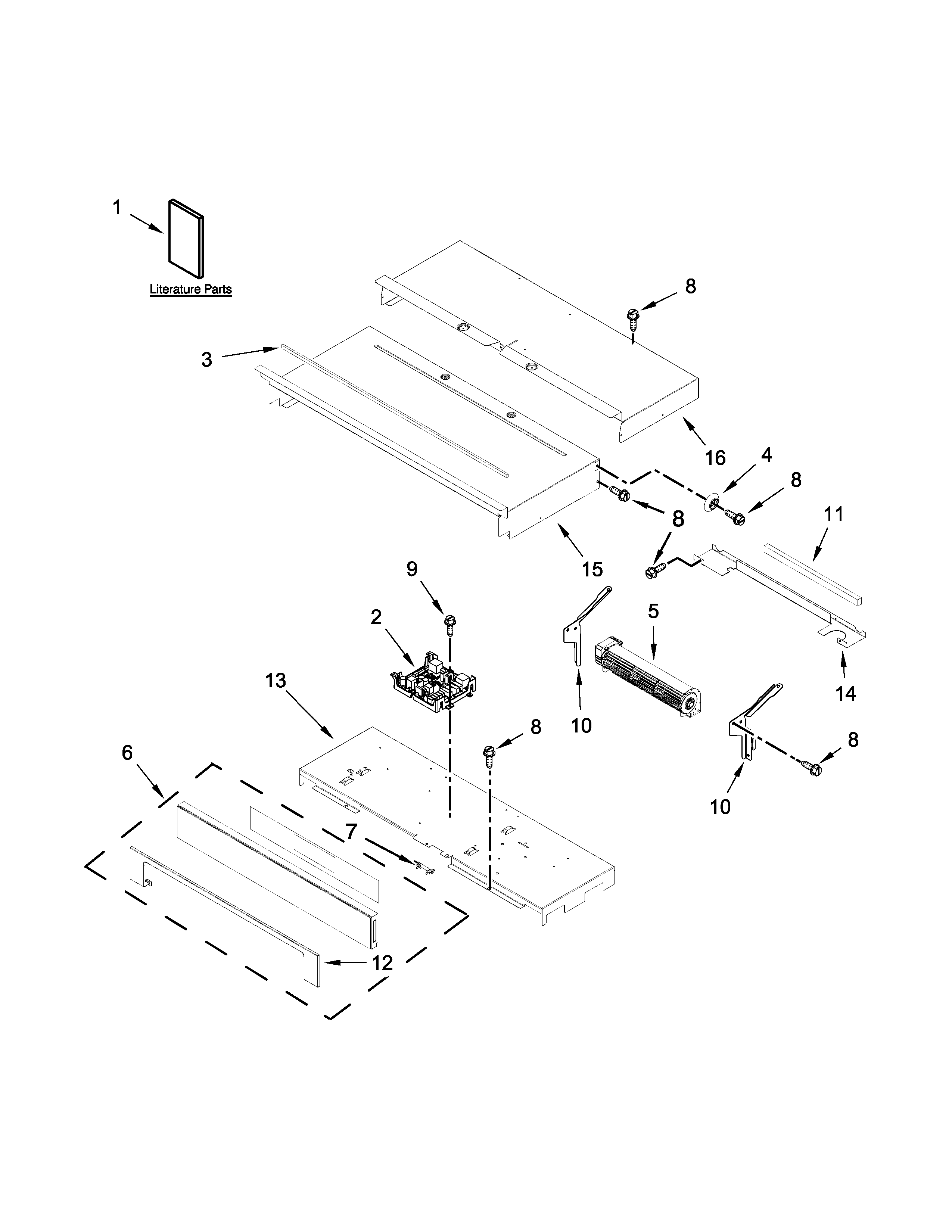Whirlpool WOS97ES0ES00 control panel parts diagram