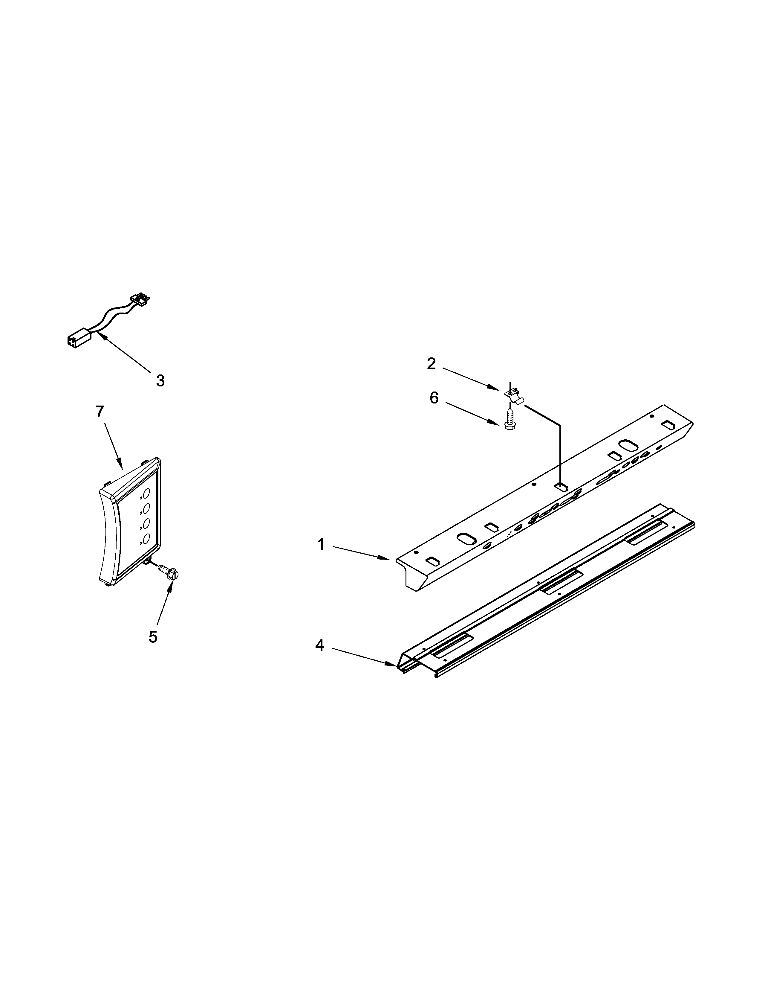 KitchenAid KBSD608ESS00 control panel parts diagram
