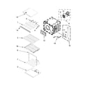 KitchenAid KODE507EWH00 internal oven parts diagram