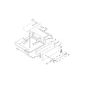 Maytag MGR8850DS1 drawer parts diagram