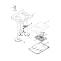 Whirlpool YWGI925C0BS2 cooktop parts diagram