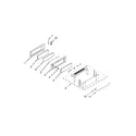 Whirlpool YWGI925C0BS2 upper door parts diagram
