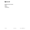 Jenn-Air JES1750CEB0 cover sheet diagram