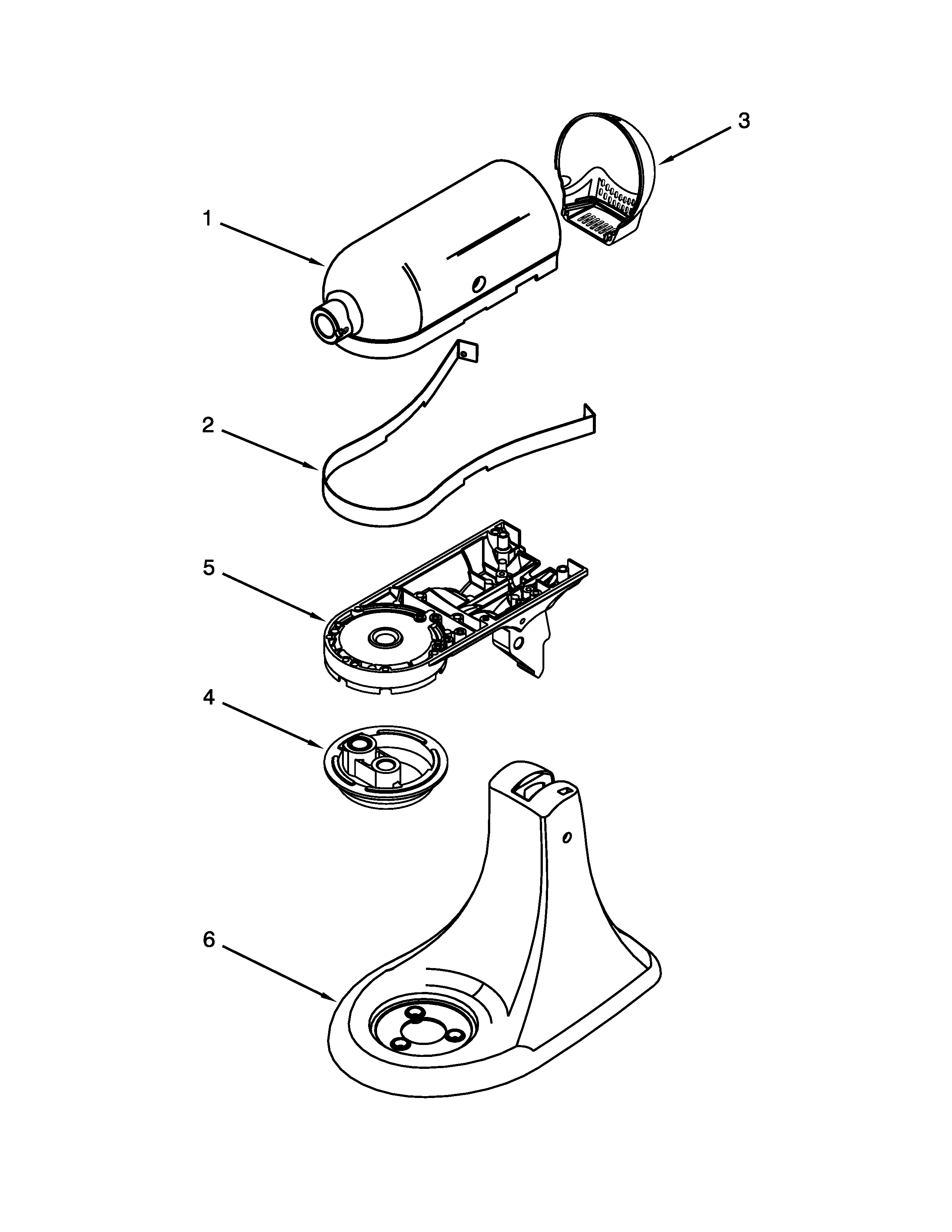 KitchenAid 7KSM150PSZOB0 color variation parts diagram