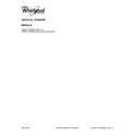 Whirlpool WSZ57L18DM00 cover sheet diagram