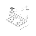 Amana ACR4303MEW0 cooktop parts diagram