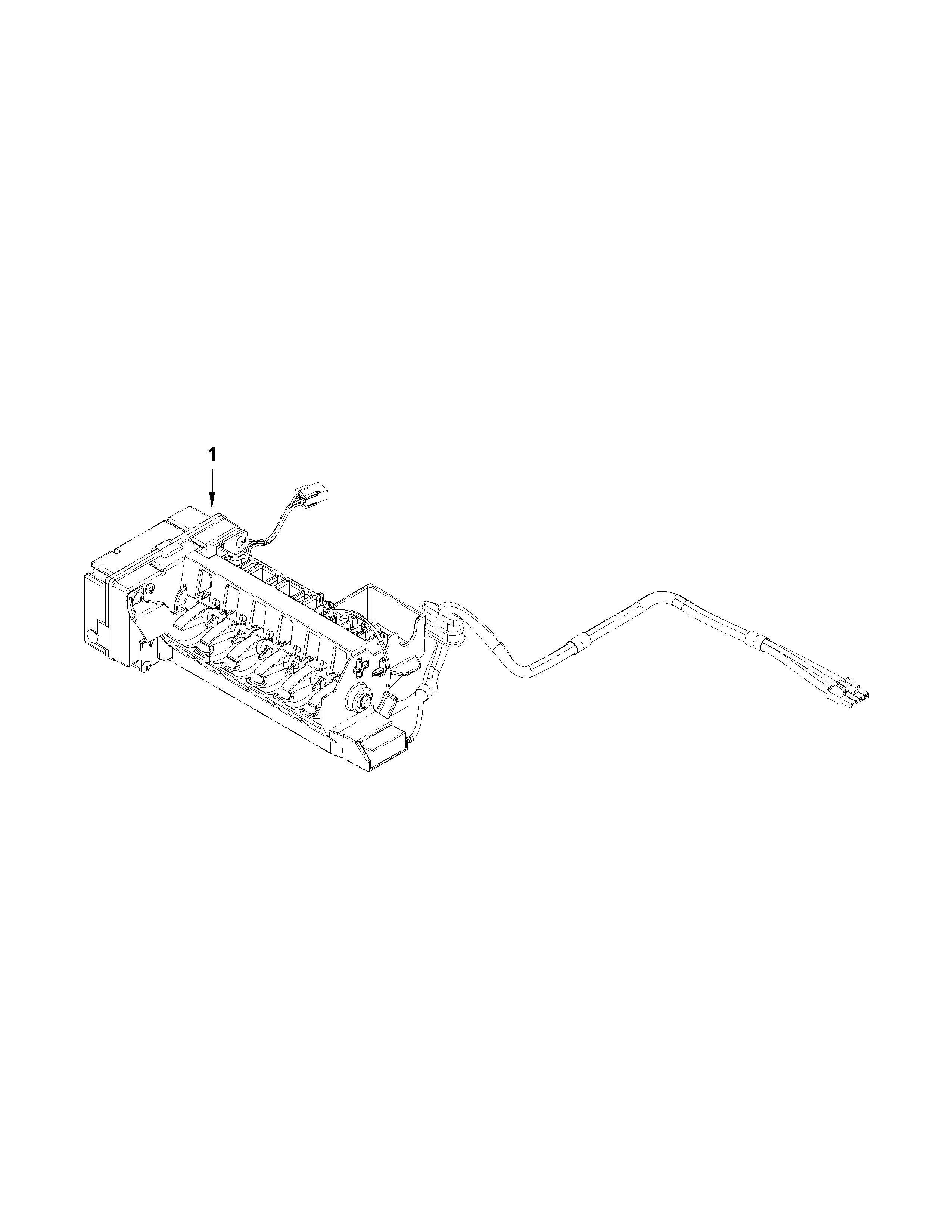 Ikea IX7DDEXDSM01 icemaker parts diagram