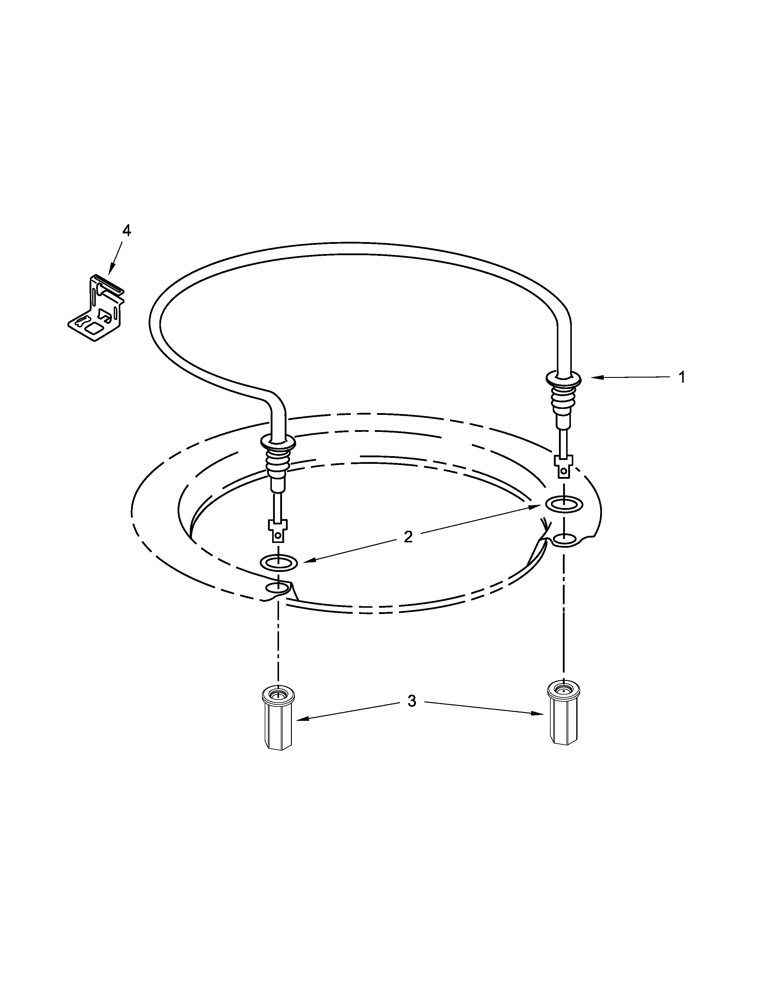 Whirlpool WDF520PADW3 heater parts diagram