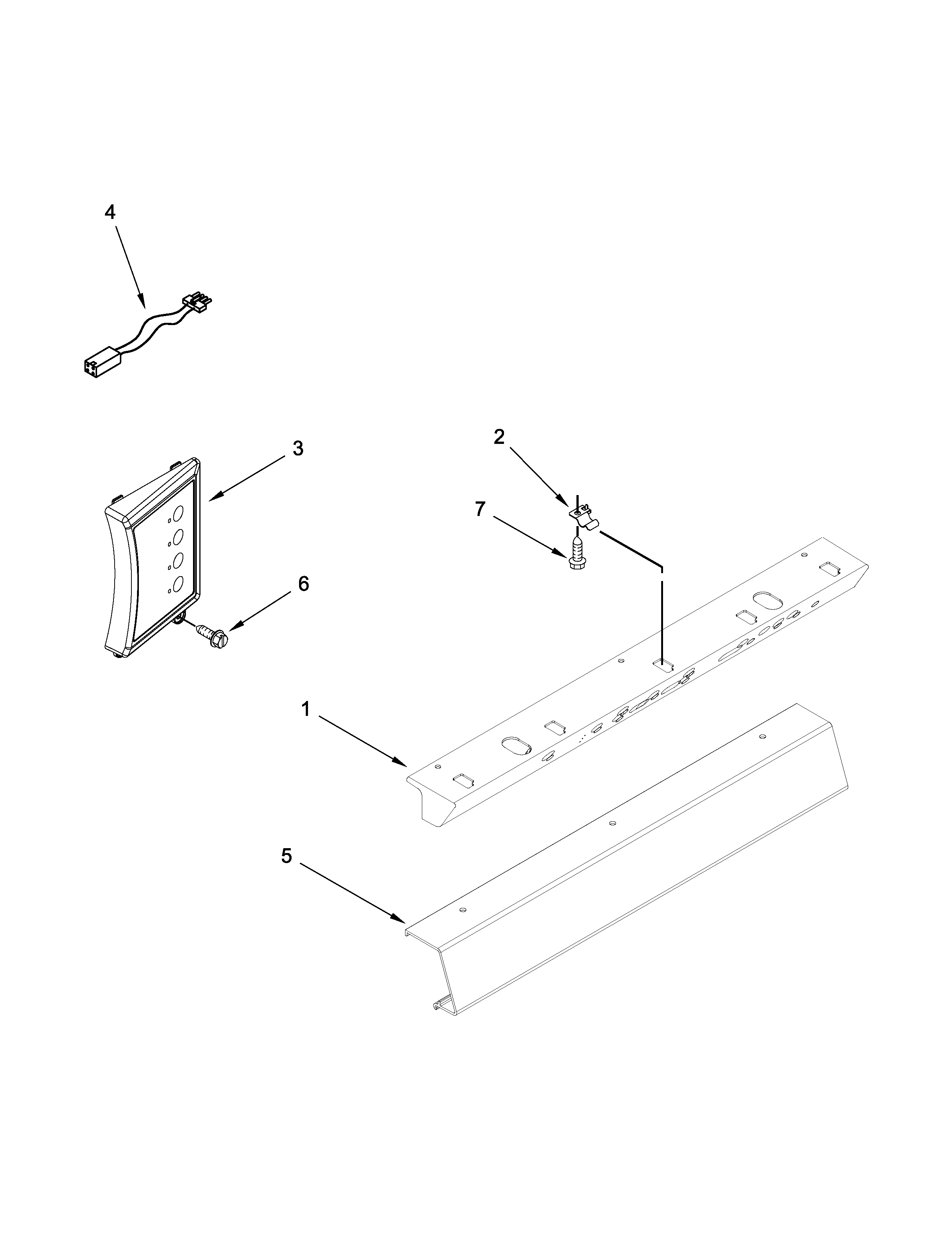 Jenn-Air JS48SSDUDE00 control panel parts diagram