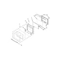Jenn-Air JJW2830DS01 upper oven door parts diagram