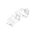 Jenn-Air JJW2830DS01 lower oven door parts diagram