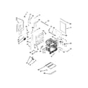 Whirlpool WGE755C0BE00 chassis parts diagram