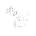 Whirlpool WGG555S0BW01 lower door parts diagram