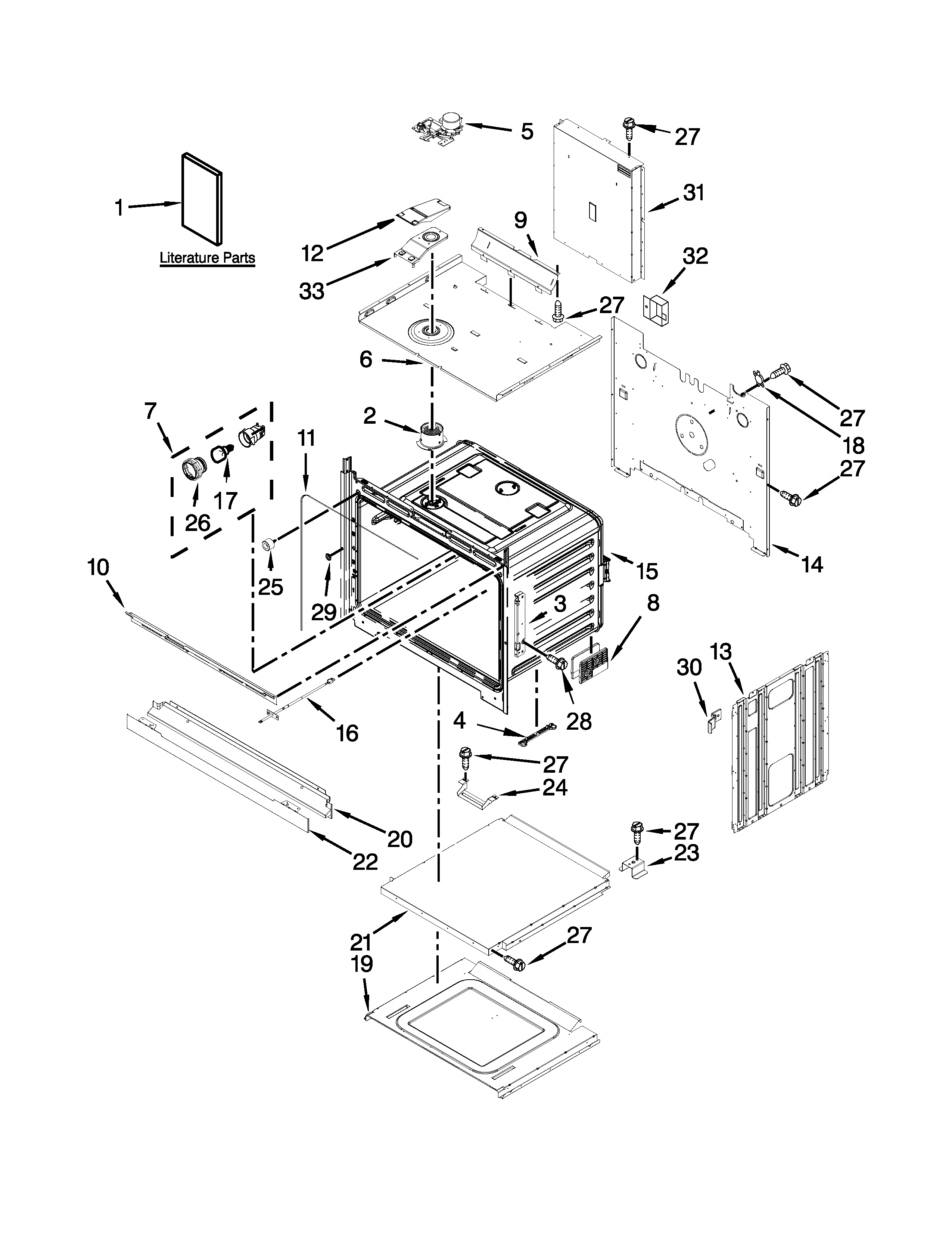 Whirlpool WOS92EC7AB03 oven parts diagram