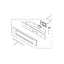 Jenn-Air JMC2430WB01 control panel parts diagram