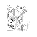 Amana NGD4655EW1 cabinet parts diagram