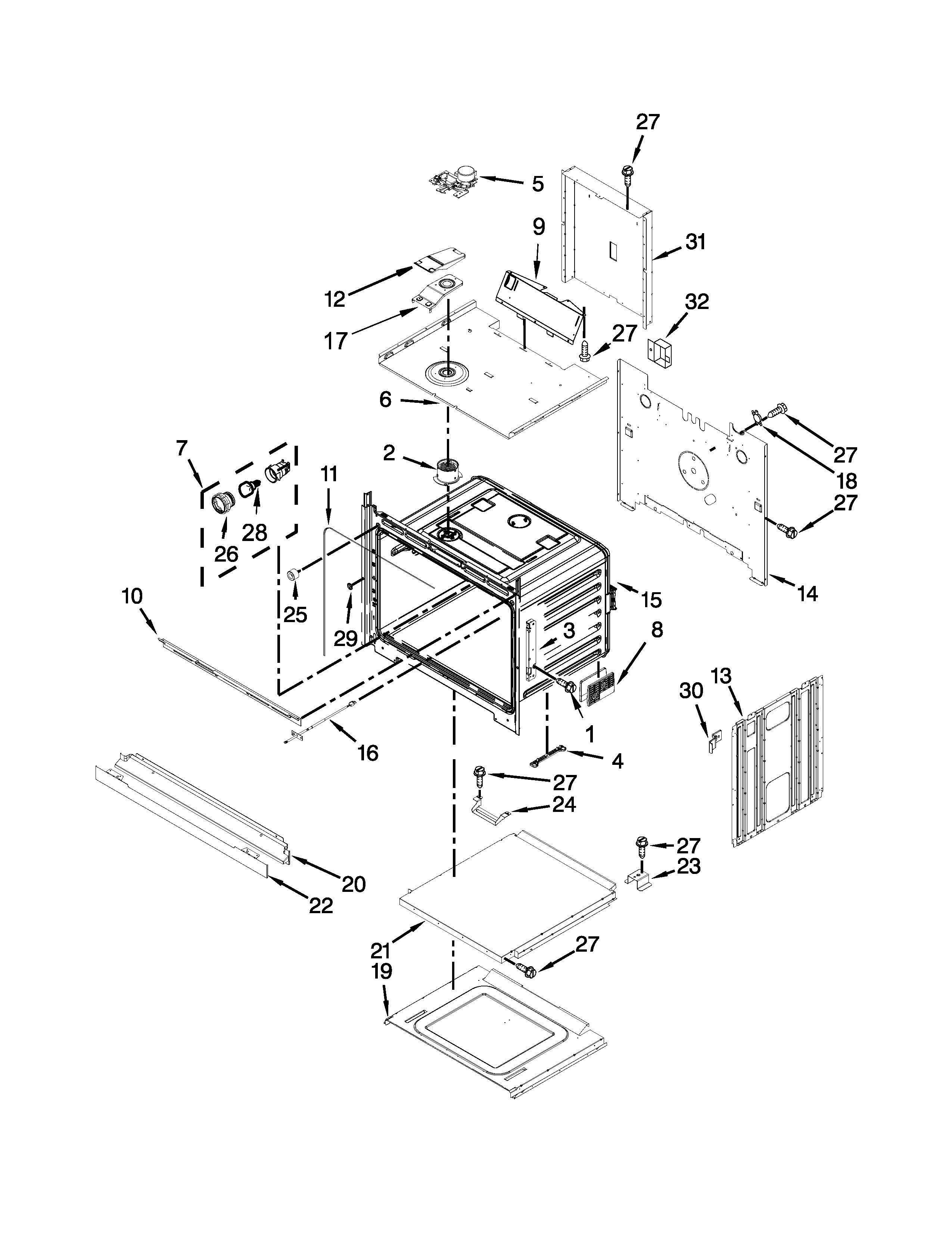 Maytag MEW9530DS01 oven parts diagram