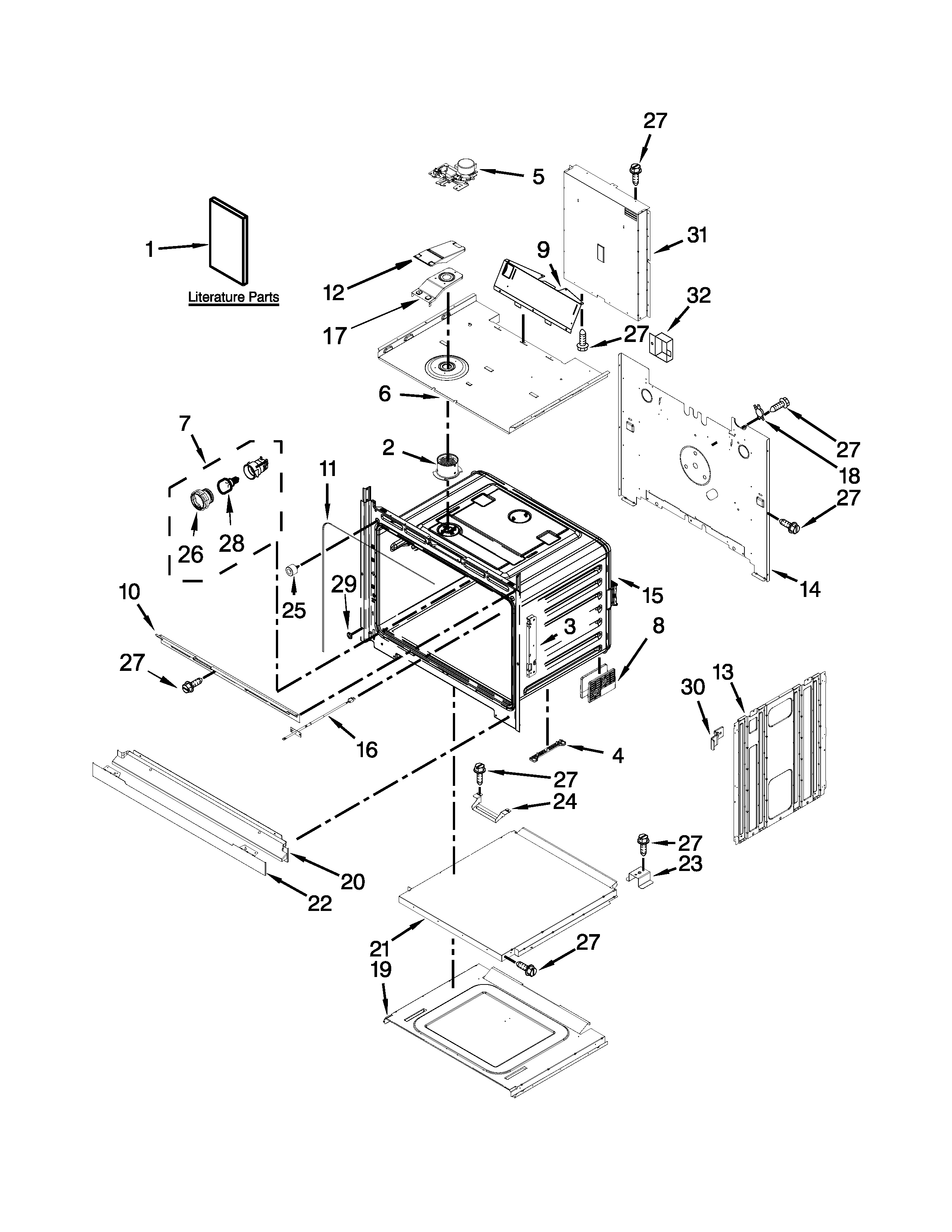 Maytag MEW7527DH01 oven parts diagram