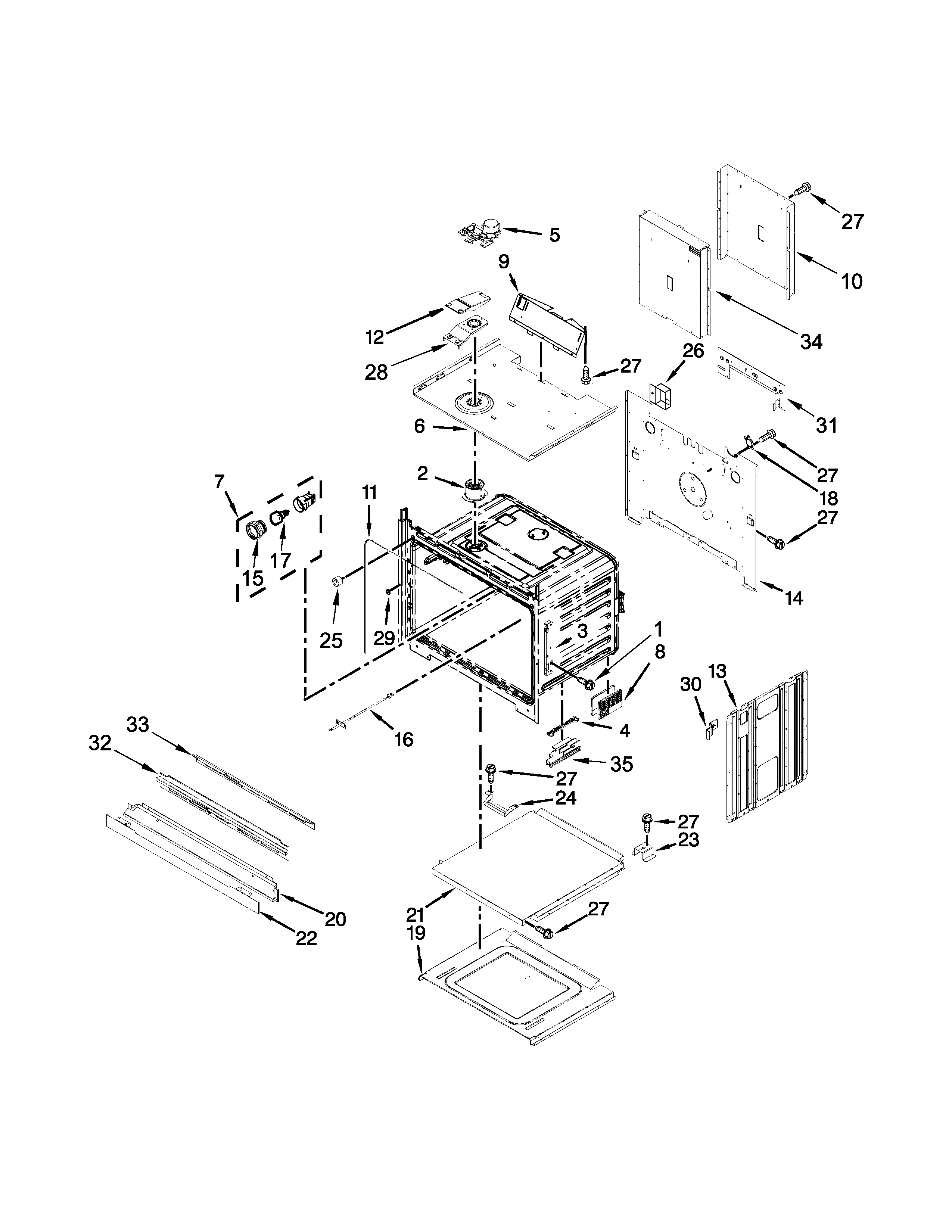 Maytag MEW9630DS02 oven parts diagram