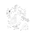 Whirlpool WED4810EW1 bulkhead parts diagram