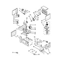 Jenn-Air JMW3430WP02 cabinet and stirrer parts diagram