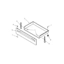 Ikea IES350XW2 drawer parts diagram