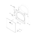 Whirlpool WED8000DW2 door parts diagram