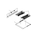 KitchenAid KUDE60HXSS2 third level rack and track parts diagram