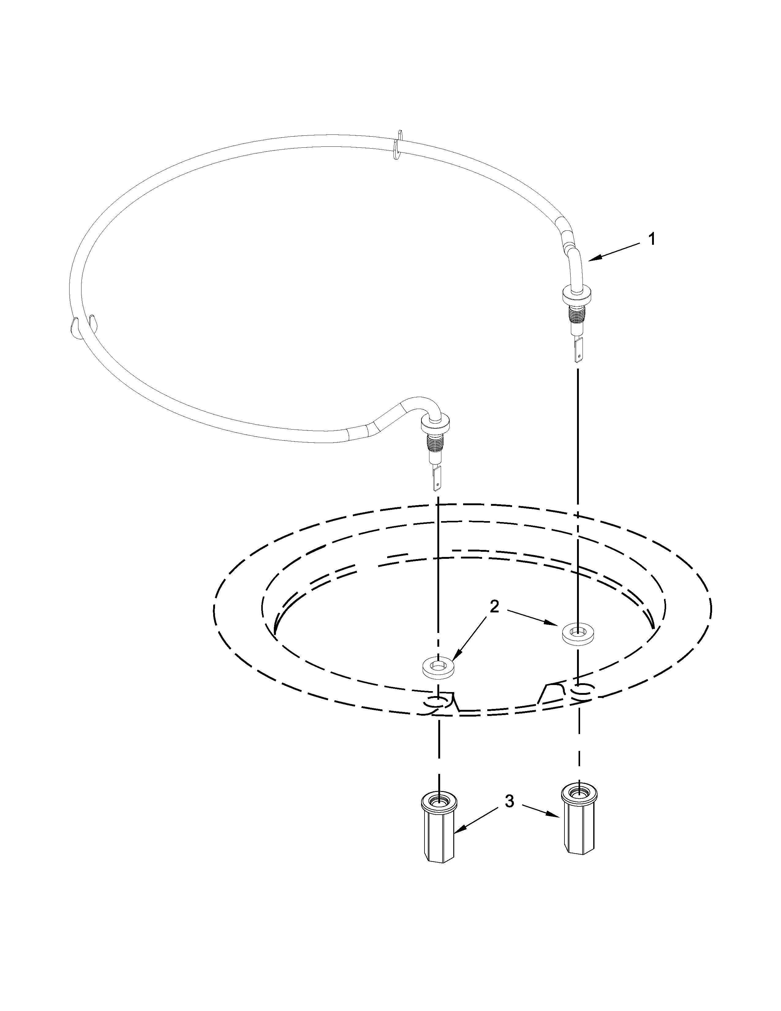 KitchenAid KUDE60HXSS6 heater parts diagram