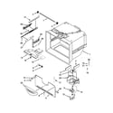 Whirlpool WRF532SNBM01 freezer liner parts diagram