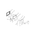 Maytag MGR8700DH2 door parts diagram