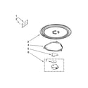 Whirlpool YWMH31017AW2 turntable parts diagram