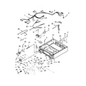 Whirlpool CSP2861TQ1 control panel and separator parts diagram