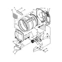 Whirlpool CSP2861TQ1 upper and lower bulkhead parts diagram