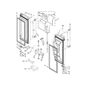 Maytag MFT2574DEE02 refrigerator door parts diagram