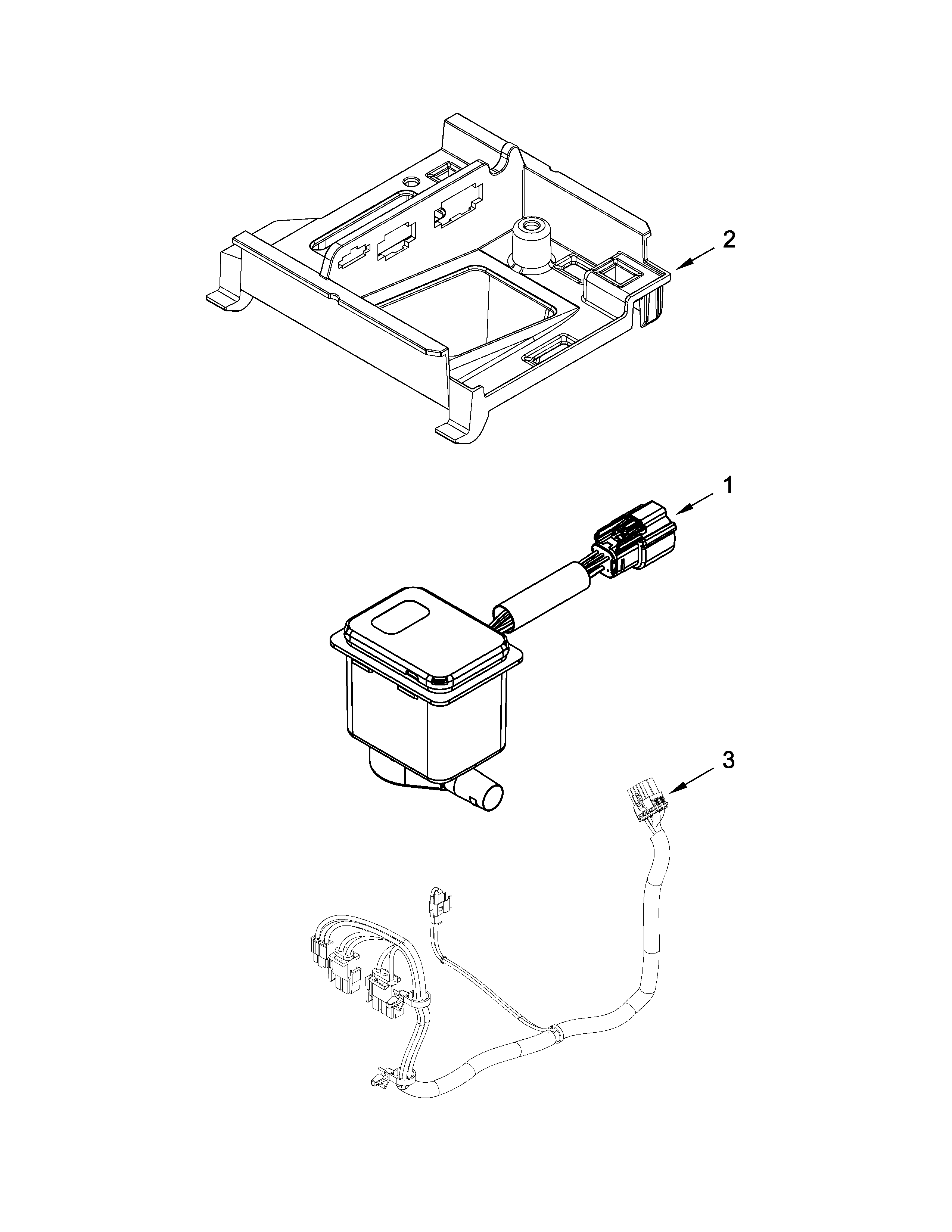 KitchenAid KUIC15POZP1 pump parts diagram