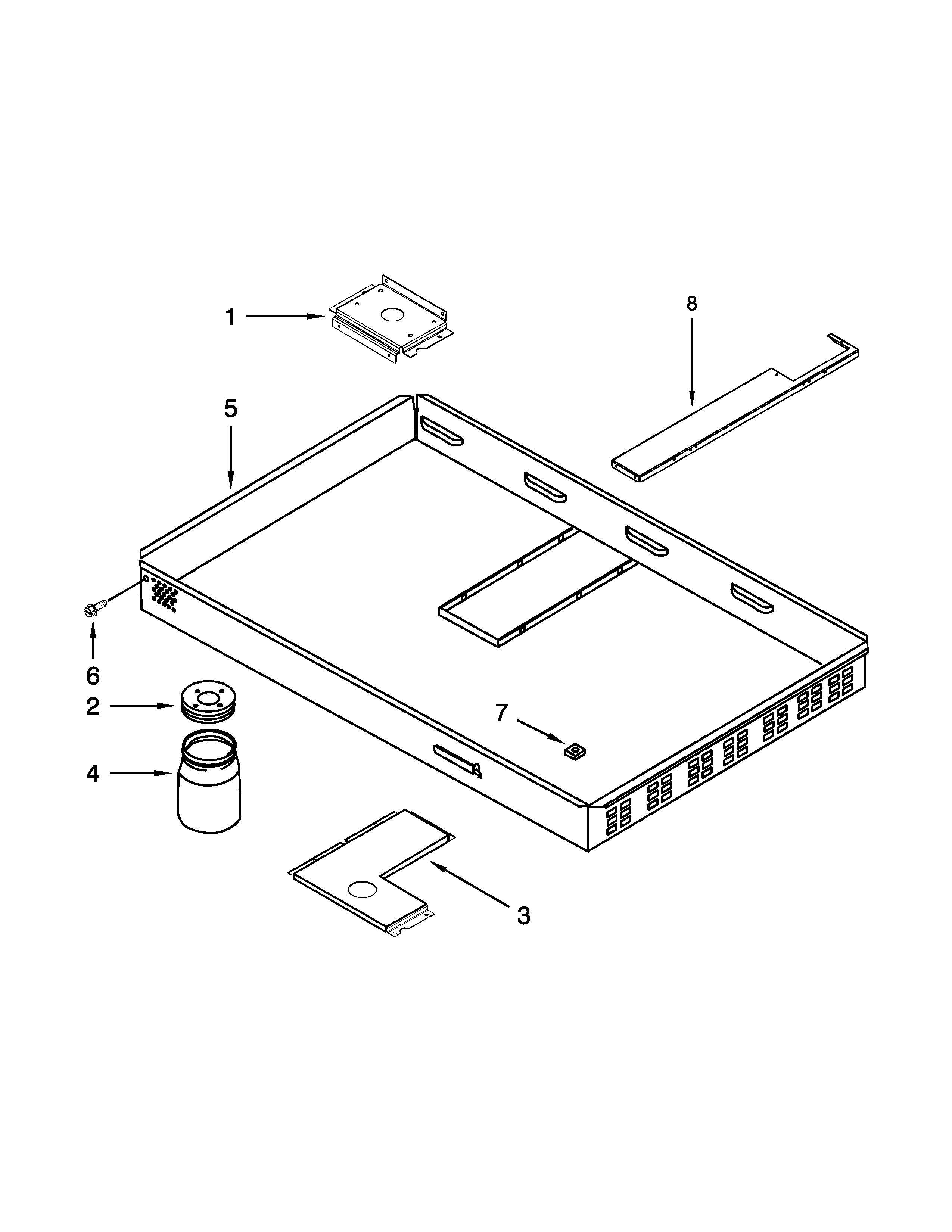 Jenn-Air JGD8345ADB22 burner box assembly parts diagram