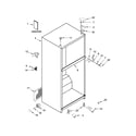 Whirlpool WRT108FZDB00 cabinet parts diagram