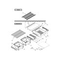 Whirlpool WRT108FZDB00 shelf parts diagram