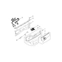 Whirlpool WFW75HEFW0 control panel parts diagram