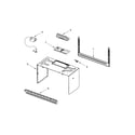 Whirlpool WMH1163XVQ1 cabinet and installation parts diagram