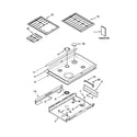 KitchenAid KGSS907SWH02 cooktop parts diagram