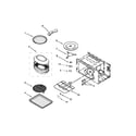 KitchenAid KOCE500EBS02 internal microwave parts diagram